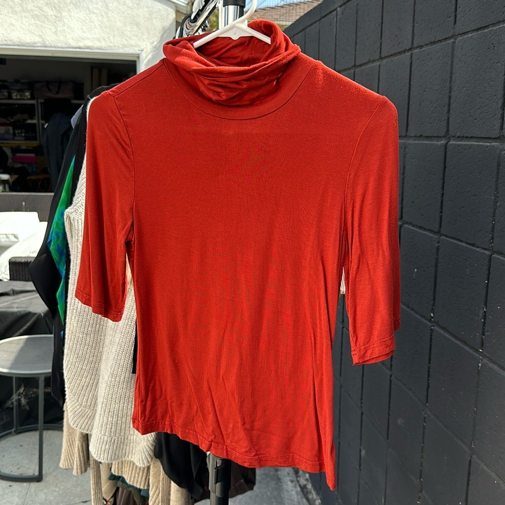 Rust Turtleneck